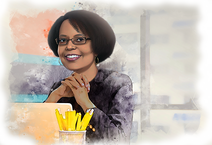 cartoonized Rosilyn Seay